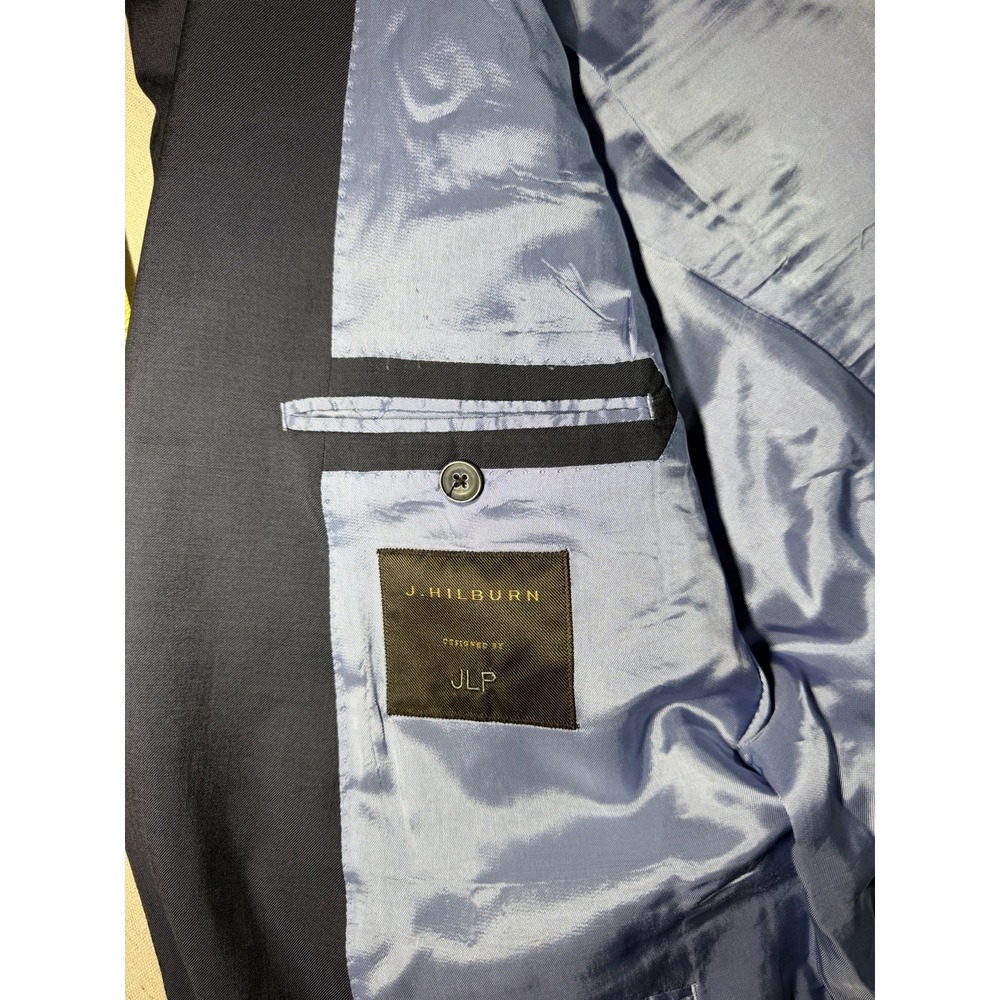 J. Hilburn Men's Blazer 100% Wool 46, 35.5 R, 35.5 L - Picture 3 of 5